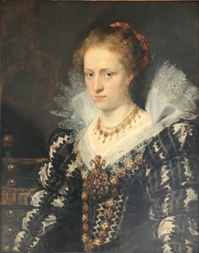 Ritratto di Jacqueline van Caestre, moglie di Jean Charles de Cordes da Workshop of Peter Paul Rubens